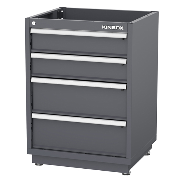 Kinbox Comfort Black Garage Storage Cabinet